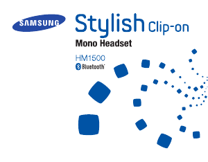 Manual de uso Samsung BHM1500 Headset