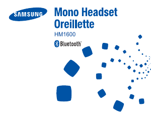 Mode d’emploi Samsung BHM1600 Headset