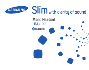 Manuale Samsung BHM3100 Headset