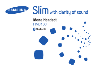 Manual de uso Samsung BHM3100 Headset