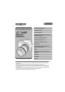 Manuale Olympus E-500 Fotocamera digitale