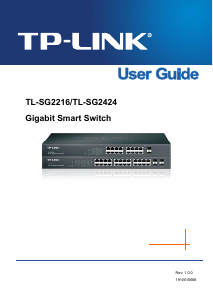 Handleiding TP-Link TL-SG2216 JetStream Smart Switch