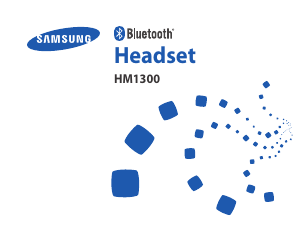 Bruksanvisning Samsung HM-1300 Headset