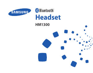 Manual Samsung HM-1300 Auscultador com microfone