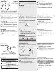 Bruksanvisning Samsung HM-3300 Headset