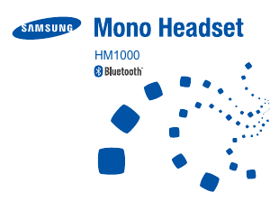 Kullanım kılavuzu Samsung HM1000 Mikrofonlu kulaklık