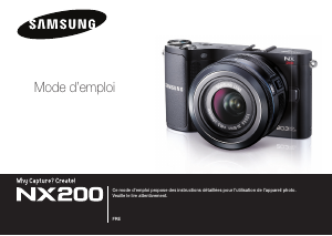 Mode d’emploi Samsung NX200 Appareil photo numérique