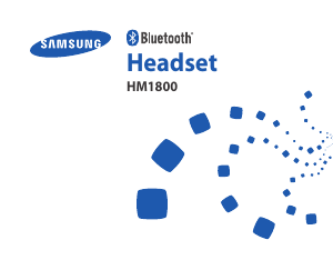 Manual Samsung HM1800 Headset