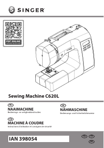 Bedienungsanleitung Singer C620L Nähmaschine