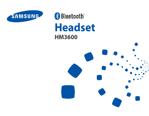 Bedienungsanleitung Samsung HM3600 Headset