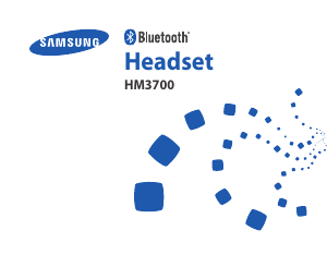 Kasutusjuhend Samsung HM3700 Peakomplekt