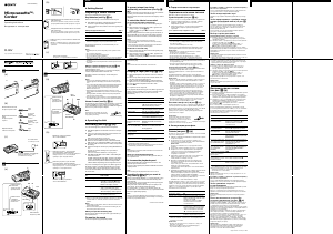 Руководство Sony M-98V Кассетный магнитофон