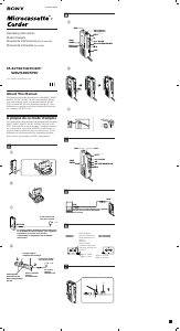 Manual de uso Sony M-427 Grabador de cassette