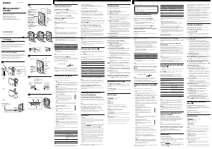 Mode d’emploi Sony M-800V Enregistreur de cassettes