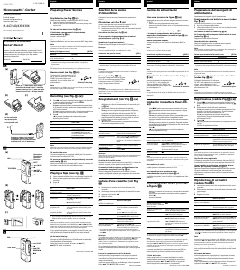 Manual de uso Sony M-447 Grabador de cassette