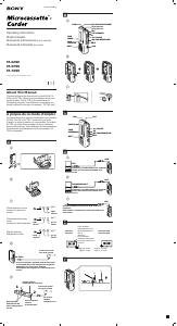 Manual de uso Sony M-679V Grabador de cassette