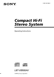 Handleiding Sony LBT-V8900AV Stereoset