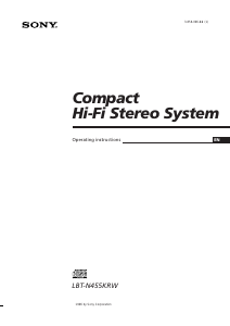 Handleiding Sony LBT-N455KRW Stereoset