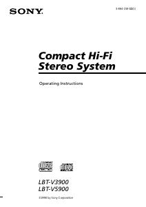 Handleiding Sony LBT-V5900 Stereoset