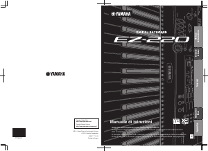 Manuale Yamaha EZ-220 Tastiere digitale
