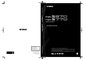 Priručnik Yamaha PSR-S770 Digitalna tipkovnica