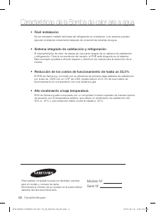 Manual de uso Samsung RC120MHXEA Bomba de calor
