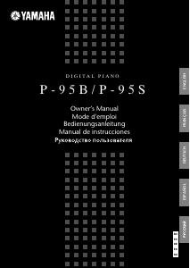 Manual de uso Yamaha P-95S Piano digital