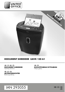 Manual United Office UAVK 150 A1 Paper Shredder