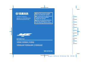 Bedienungsanleitung Yamaha YZ85 (2022) Motorrad