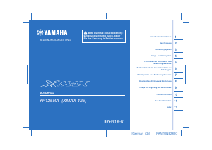 Bedienungsanleitung Yamaha X-max 125 (2022) Roller