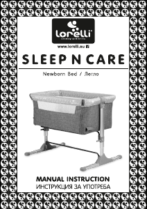 Instrukcja Lorelli Sleep n Care Łóżko dziecięce