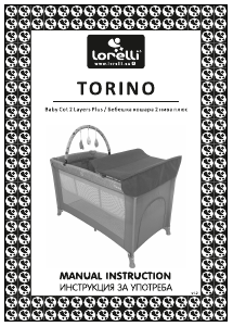 Használati útmutató Lorelli Torino 2 Plus Gyermekágy