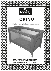 Használati útmutató Lorelli Torino Gyermekágy