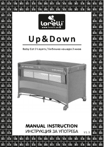 Instrukcja Lorelli Up & Down Łóżko dziecięce