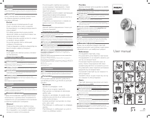 Priročnik Philips GC026 Odstranjevalec kosmov s tkanin