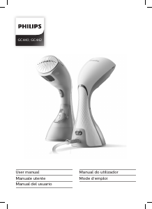 Manual de uso Philips GC440 Vaporizador de prendas