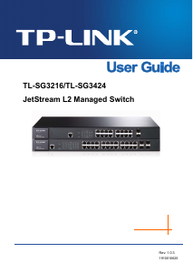 Manual TP-Link TL-SG3216 JetStream L2 Managed Switch