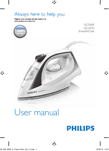 Kullanım kılavuzu Philips GC3569 Ütü