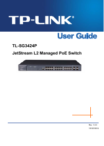 Manual TP-Link TL-SG3424P JetStream L2 Managed PoE Switch