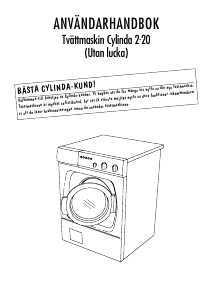 Bruksanvisning Cylinda 2-20 Tvättmaskin