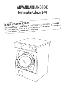 Bruksanvisning Cylinda 2-40 Tvättmaskin