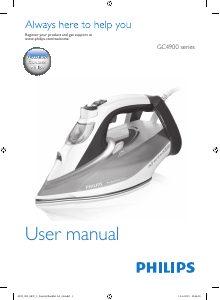 Manual Philips GC4912 PerfectCare Iron