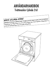 Bruksanvisning Cylinda 2-61 Tvättmaskin