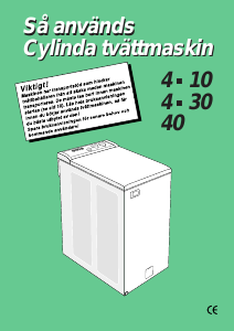 Bruksanvisning Cylinda 4-10 Tvättmaskin