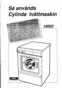 Bruksanvisning Cylinda 10002 Tvättmaskin