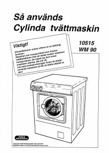 Bruksanvisning Cylinda 10515 WM 90 Tvättmaskin