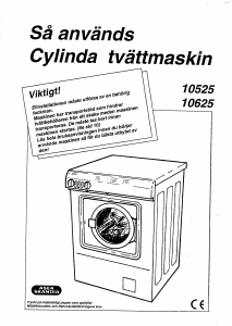 Bruksanvisning Cylinda 10625 Tvättmaskin