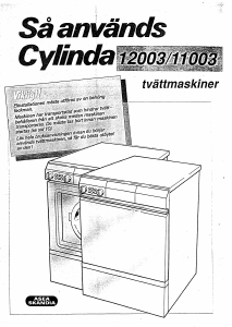 Bruksanvisning Cylinda 11003 Tvättmaskin
