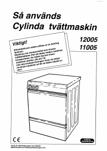 Bruksanvisning Cylinda 12005 Tvättmaskin
