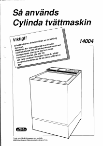 Bruksanvisning Cylinda 14004 Tvättmaskin